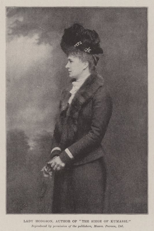 Lady Hodgson, Autorin von Die Belagerung von Kumassi von English Photographer