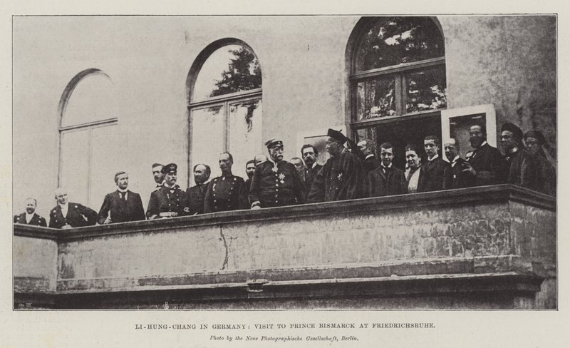 Li-Hung-Chang in Deutschland, Besuch bei Fürst Bismarck in Friedrichsruhe von English Photographer