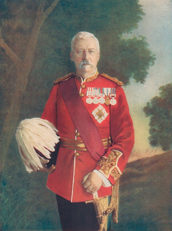 Generalleutnant Sir R. C. Low, Kommandeur der Bombay-Armee von English Photographer