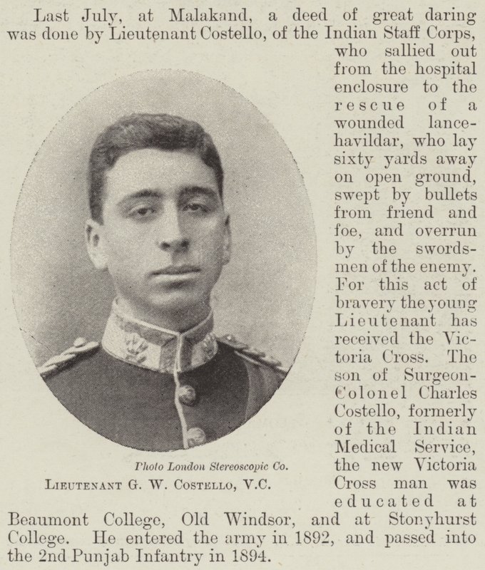 Leutnant G W Costello, VC von English Photographer