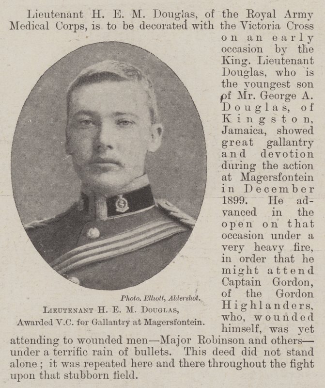 Leutnant H E M Douglas, ausgezeichnet mit dem VC für Tapferkeit in Magersfontein von English Photographer