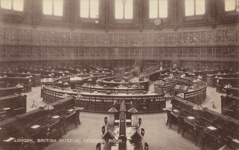 London, British Museum, Lesesaal von English Photographer
