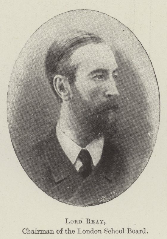 Lord Reay, Vorsitzender des Londoner Schulvorstands von English Photographer