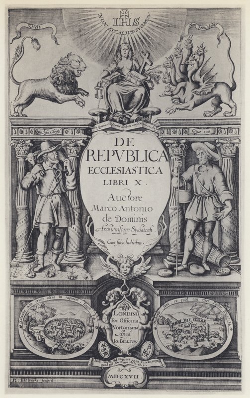 M A de Dominis, De republica ecclesiastica, G Norton und J Bill 1617 von English Photographer