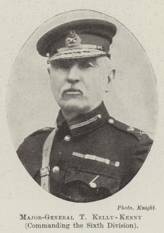 Generalmajor T Kelly-Kenny, Kommandant der sechsten Division von English Photographer