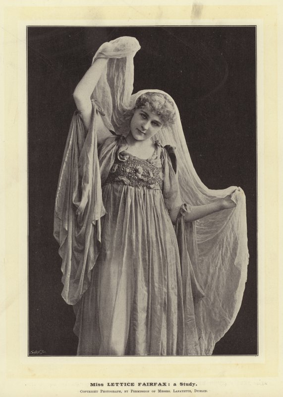 Miss Lettice Fairfax: eine Studie von English Photographer