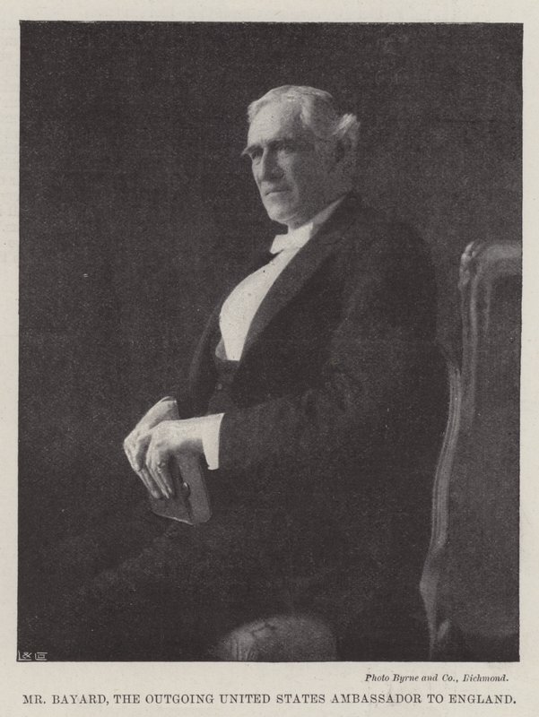 Mr. Bayard, der scheidende US-Botschafter in England von English Photographer