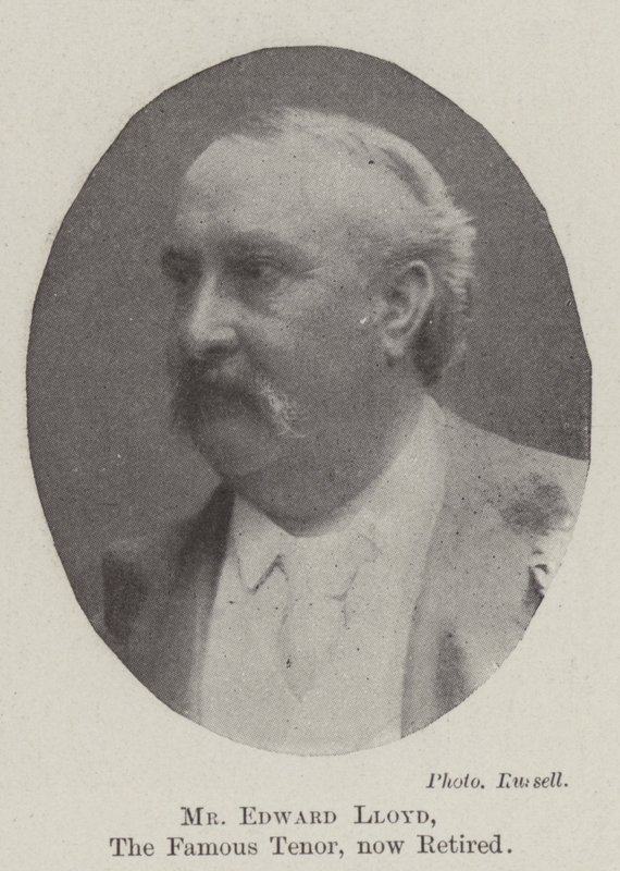 Herr Edward Lloyd, der berühmte Tenor, jetzt im Ruhestand von English Photographer