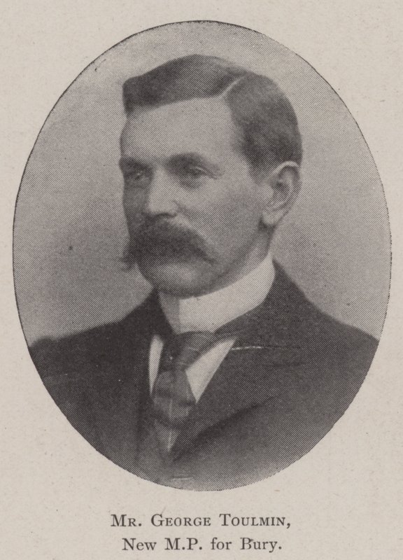 Mr. George Toulmin, neuer Abgeordneter für Bury von English Photographer