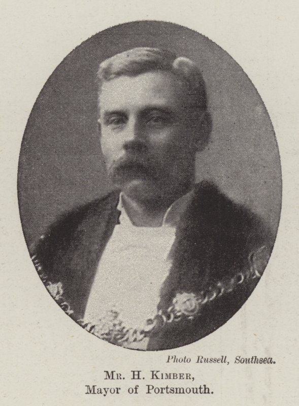 Mr. H. Kimber, Bürgermeister von Portsmouth von English Photographer
