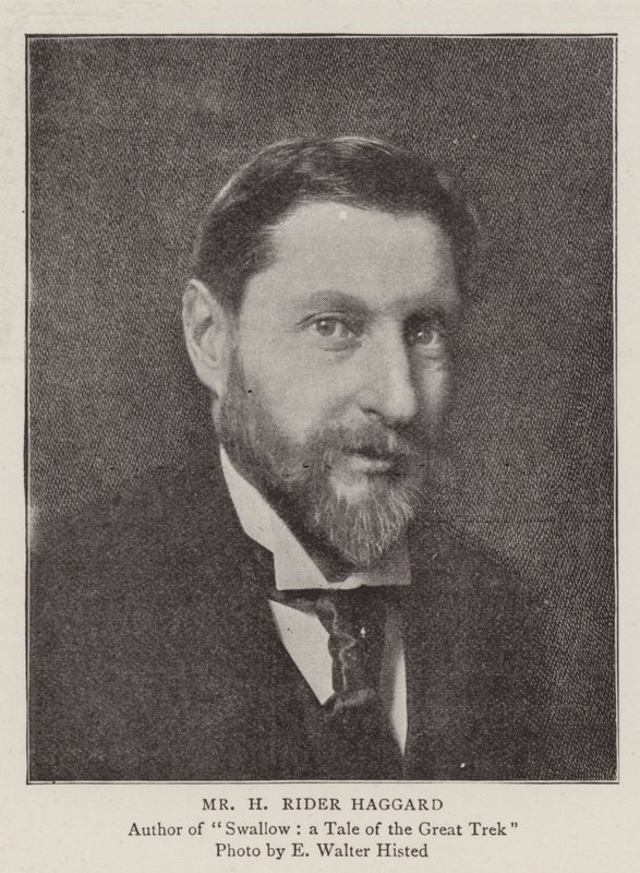 Mr. H. Rider Haggard, die Autoren unserer neuen Serie von English Photographer
