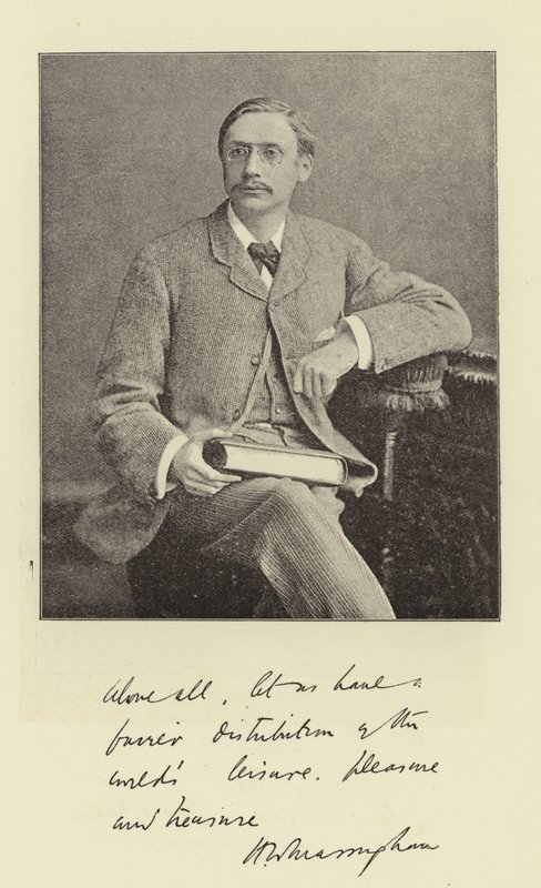 Mr H W Massingham, Herausgeber des Star von English Photographer