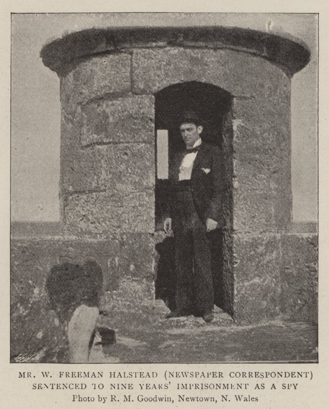 Mr. W. Freeman Halstead (Zeitungskorrespondent) zu neun Jahren Haft als Spion verurteilt von English Photographer