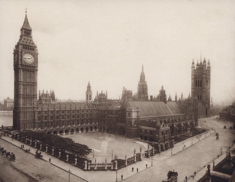 Palast von Westminster, London von English Photographer