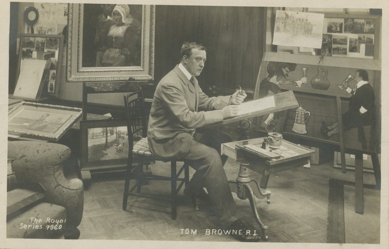 Porträt von Tom Browne von English Photographer