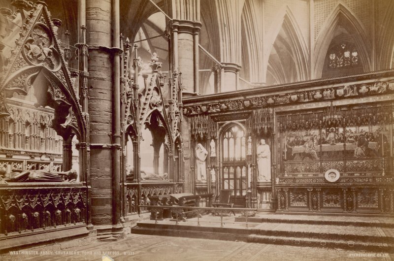 Postkarte der Westminster Abbey von English Photographer