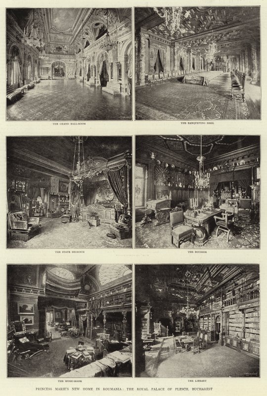 Das neue Zuhause von Prinzessin Marie in Rumänien, der Königspalast von Plesch, Bukarest von English Photographer