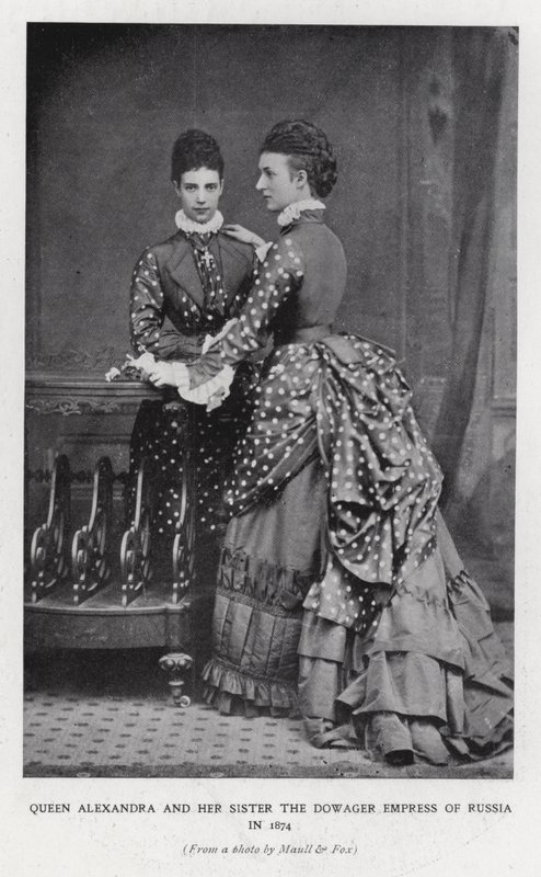 Königin Alexandra und die Kaiserinwitwe von Russland von English Photographer