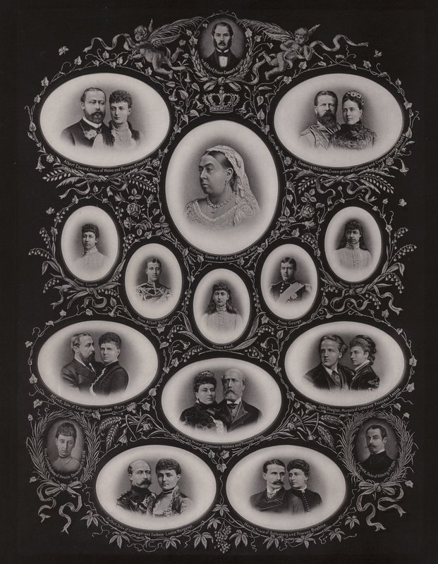 Königin Victoria und ihre Familie von English Photographer