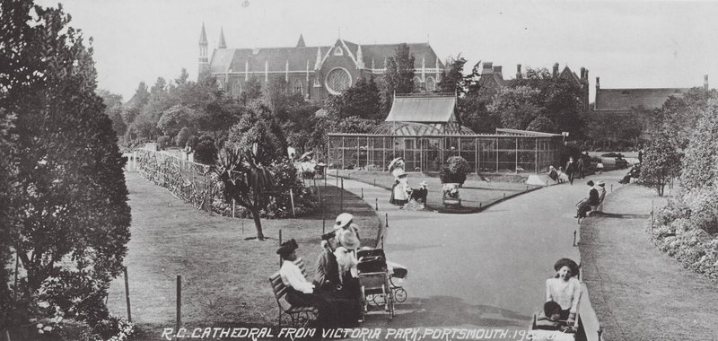 RC-Kathedrale vom Victoria Park, Portsmouth von English Photographer