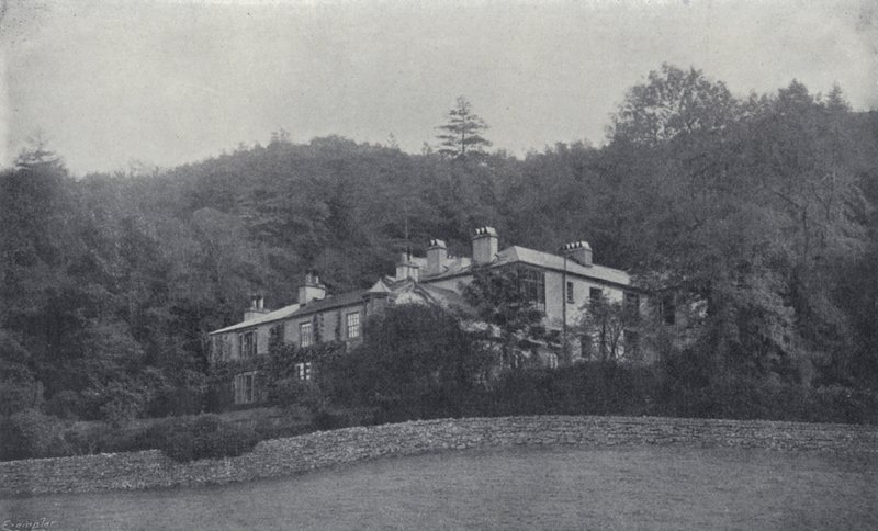 Ruskins Zuhause, Brantwood, im Lake Country von English Photographer