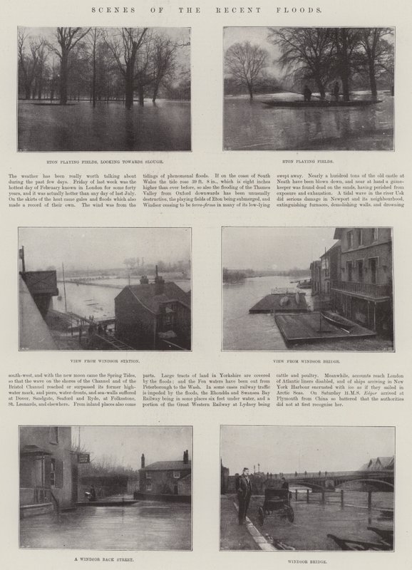 Szenen der jüngsten Überschwemmungen von English Photographer