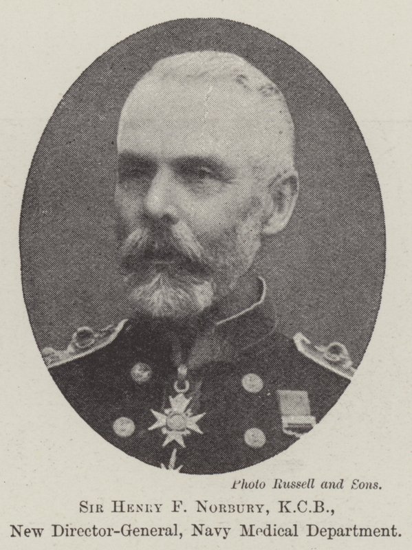 Sir Henry F. Norbury, KCB, neuer Generaldirektor der Navy Medical Department von English Photographer