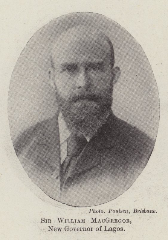 Sir William MacGregor, neuer Gouverneur von Lagos von English Photographer