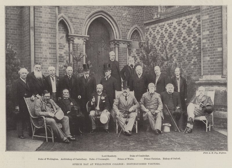 Rede Tag am Wellington College, angesehene Besucher von English Photographer