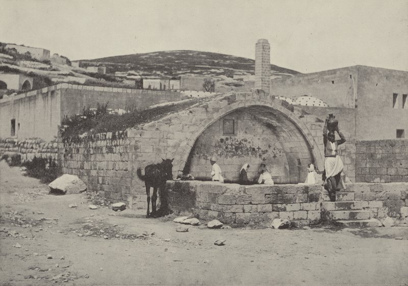 Mariens Brunnen oder die Quelle der Jungfrau, Nazareth, ein Ort, den Maria, die Mutter unseres Herrn, oft besuchte von English Photographer