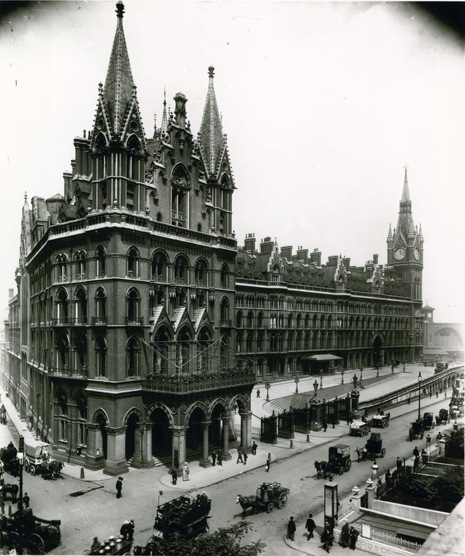 St Pancras Bahnhof; Fotografie von April 1899 von English Photographer