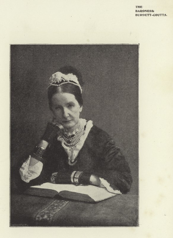 Die Baronin Burdett-Coutts von English Photographer