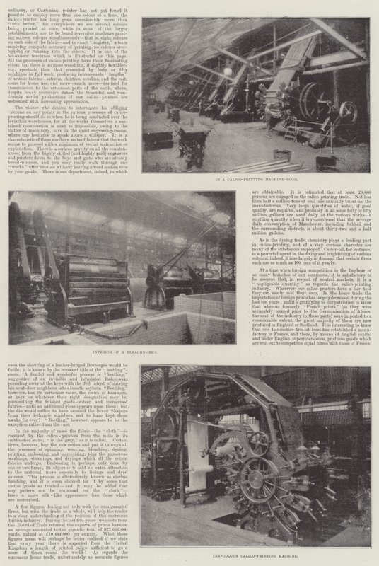 Die britische Kalikodruckindustrie von English Photographer
