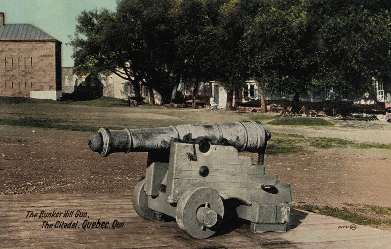 Die Bunker Hill Kanone, Die Zitadelle, Quebec von English Photographer