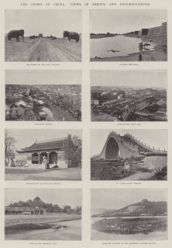 Die Krise in China, Ansichten in Peking und Umgebung von English Photographer