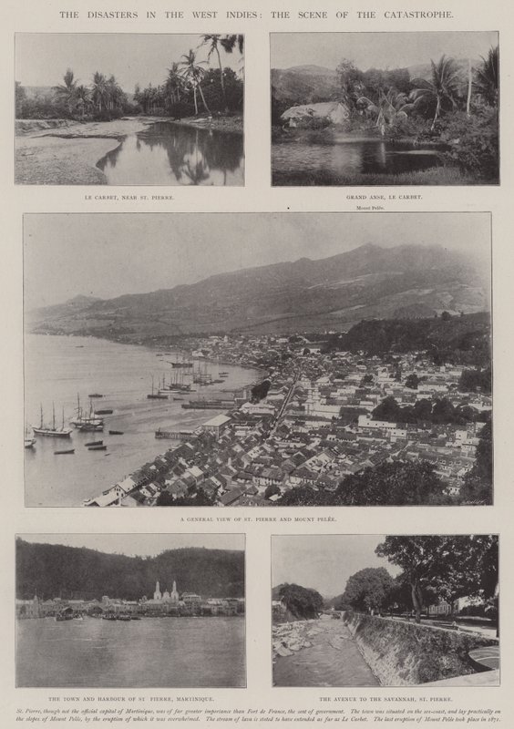 Die Katastrophen in Westindien, die Szene der Katastrophe von English Photographer
