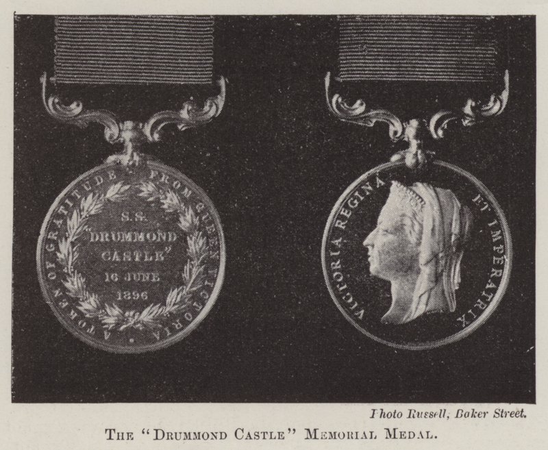 Die Drummond Castle Gedenkmedaille von English Photographer