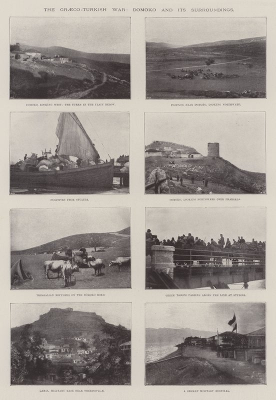 Der Griechisch-Türkische Krieg, Domoko und seine Umgebung von English Photographer