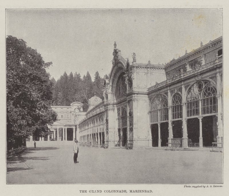 Die große Kolonnade, Marienbad von English Photographer