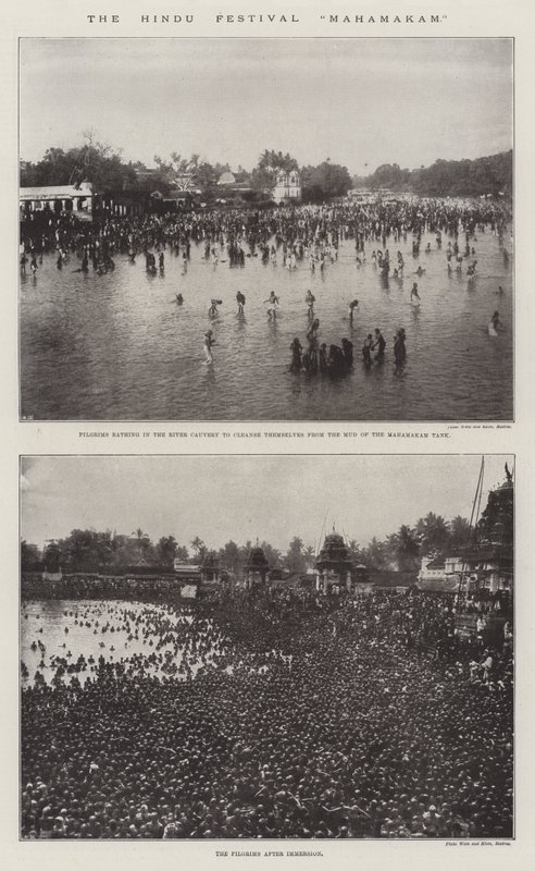 Das hinduistische Fest Mahamakam von English Photographer