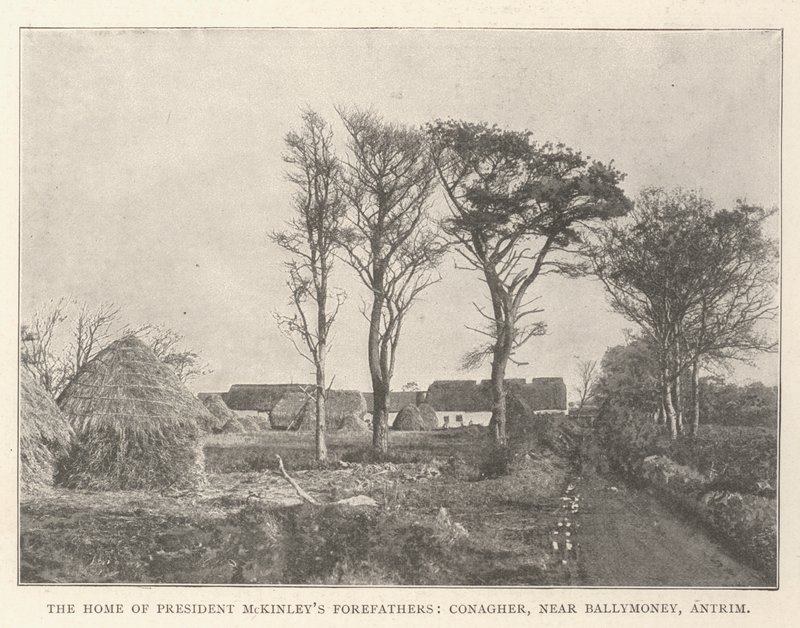 Das Heim der Vorfahren von Präsident McKinley, Conagher, in der Nähe von Ballymoney, Antrim von English Photographer
