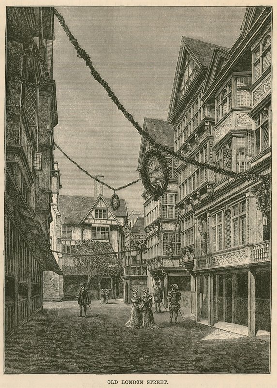 Die Internationale Gesundheitsausstellung in South Kensington: All-Hallows Staining und Butchers Row von English Photographer