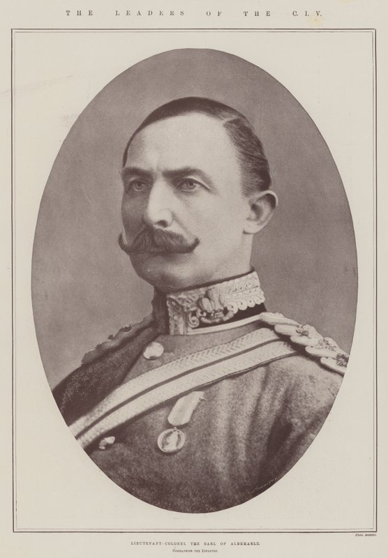 Die Führer der CIV, Oberstleutnant der Earl of Albemarle, Kommandant der Infanterie von English Photographer
