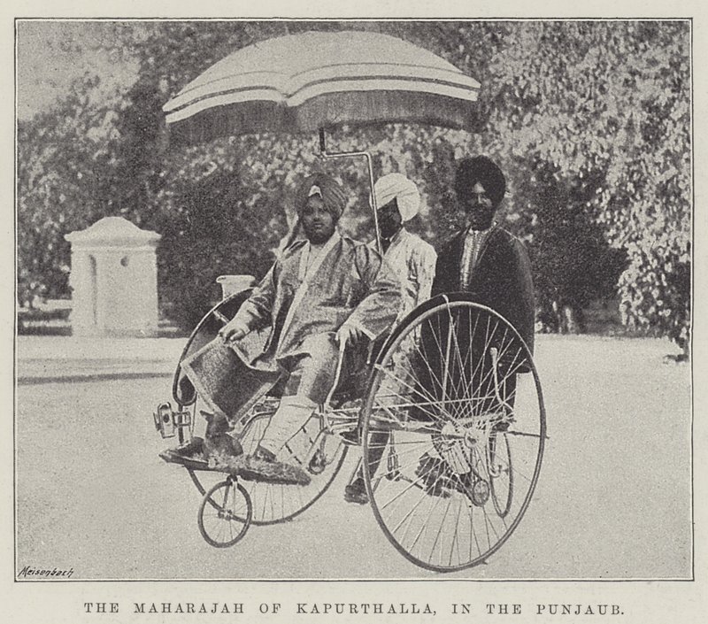 Der Maharadscha von Kapurthalla im Punjab von English Photographer