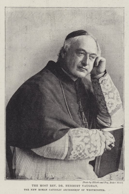 Der Hochwürdigste Dr. Herbert Vaughan, der neue römisch-katholische Erzbischof von Westminster von English Photographer