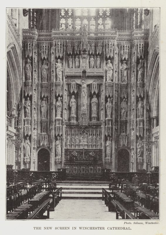Der neue Schirm im Winchester Cathedral von English Photographer
