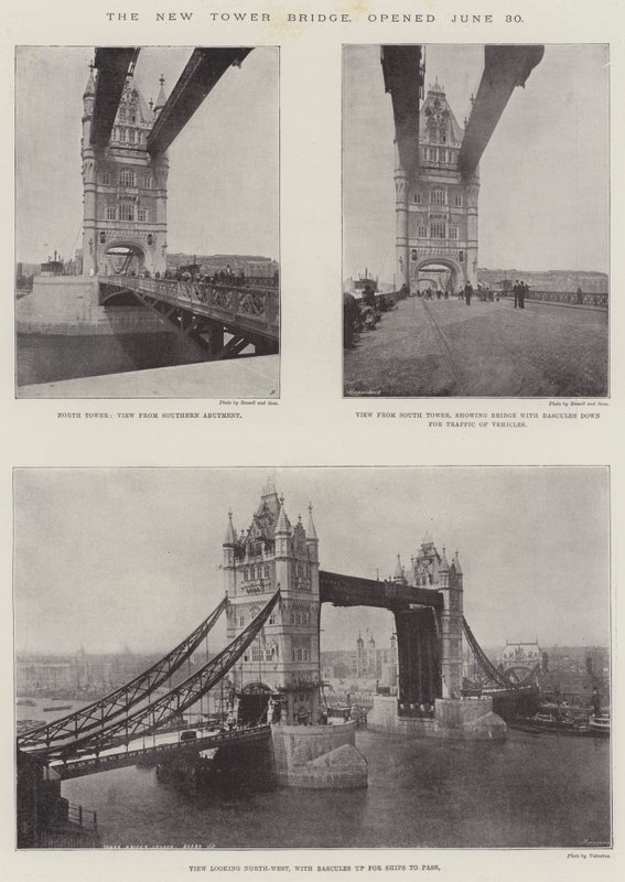 Die neue Tower Bridge, eröffnet am 30. Juni von English Photographer