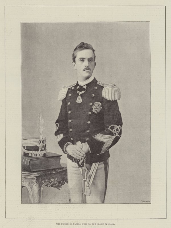 Der Prinz von Neapel, Erbe der Krone Italiens von English Photographer