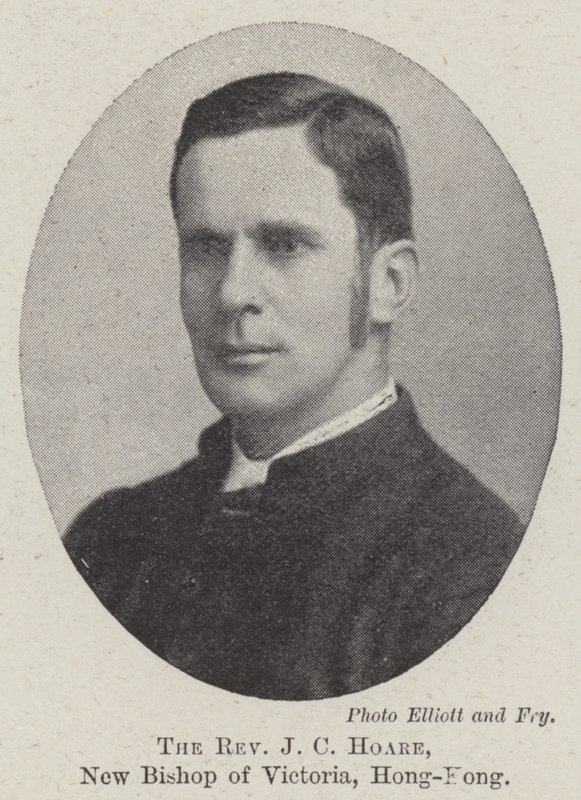 Der Reverend J. C. Hoare, neuer Bischof von Victoria, Hongkong von English Photographer