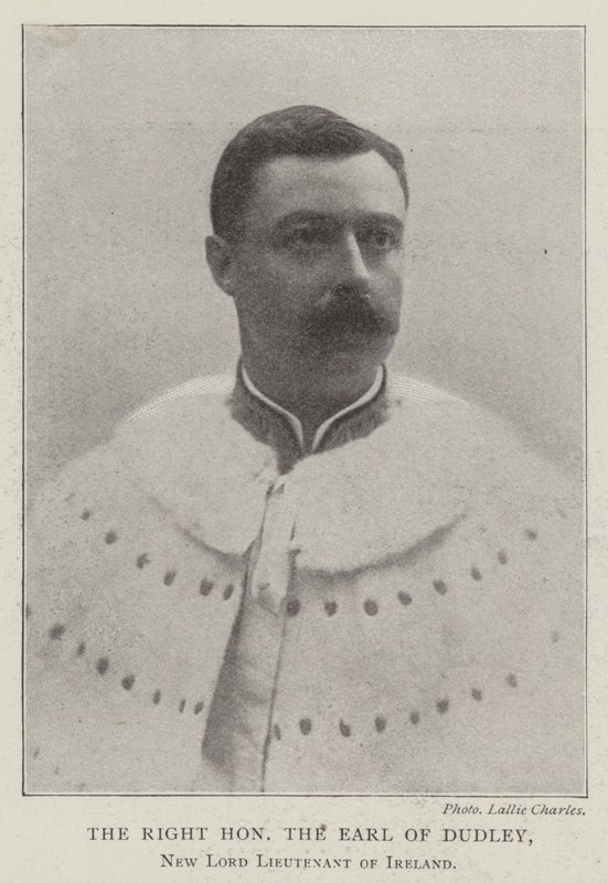 Der ehrenwerte Earl of Dudley, neuer Lord Lieutenant von Irland von English Photographer